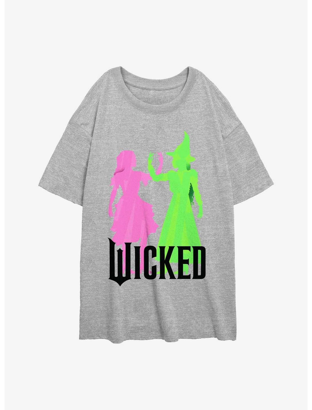 Wicked Glinda & Elphaba Witches Together Girls Oversized T-Shirt