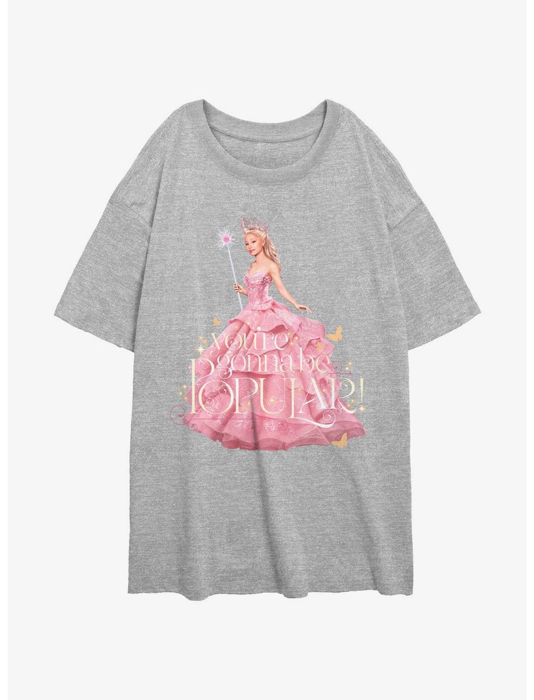 Wicked Glinda Gonna Be Popular Girls Oversized T-Shirt