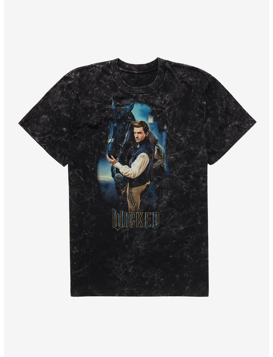T-shirt délavé Wicked Fiyero et son cheval