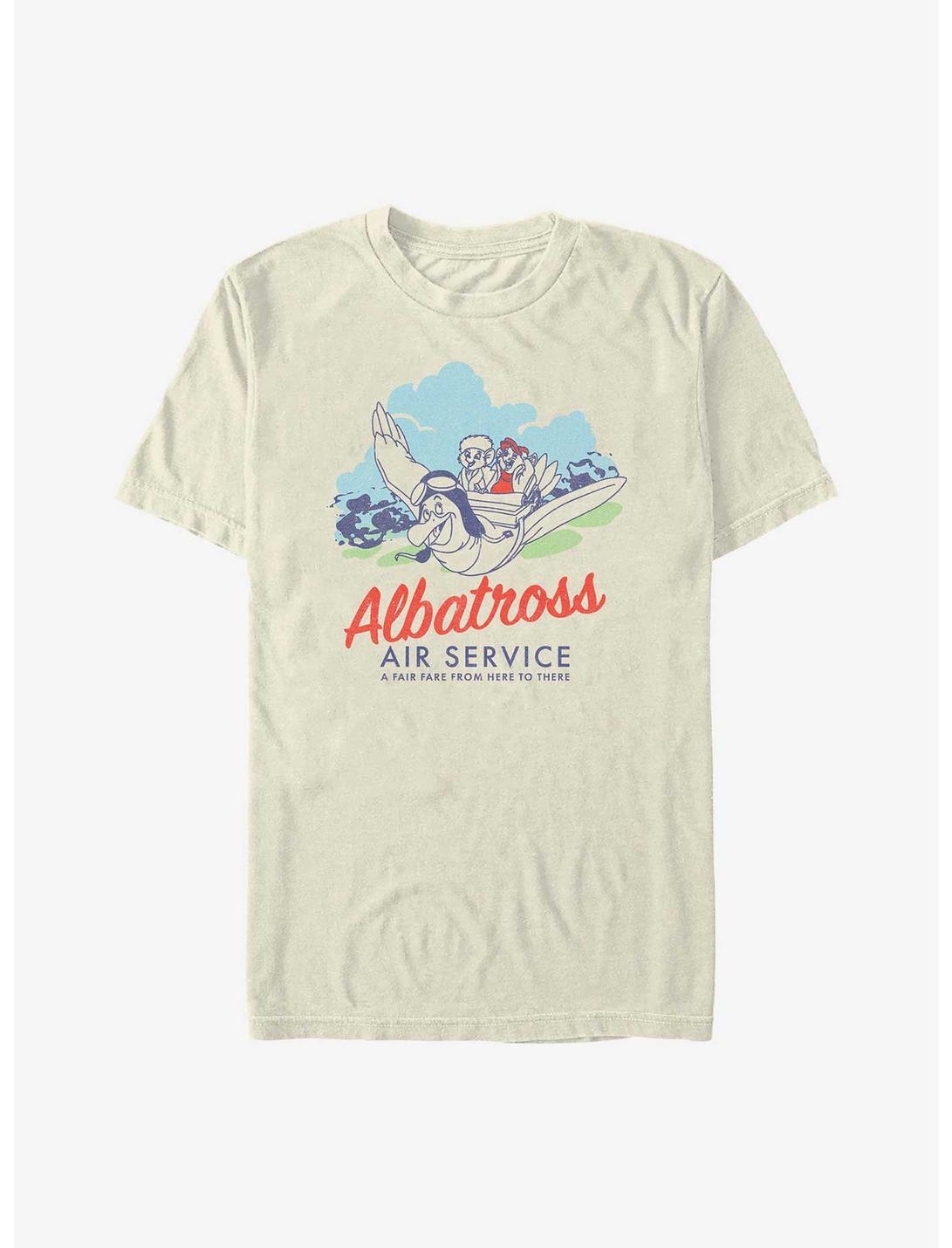 T-shirt Disney Bernard et Bianca au pays des kangourous avec motif Albatross Air Service délavé