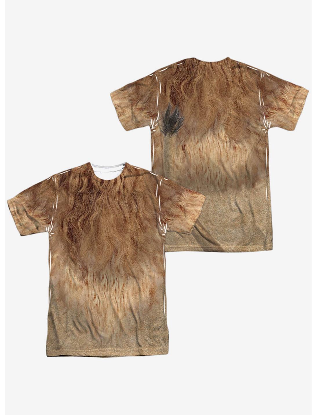 T-shirt sublimé Le Magicien d'Oz - Costume Lion Peureux