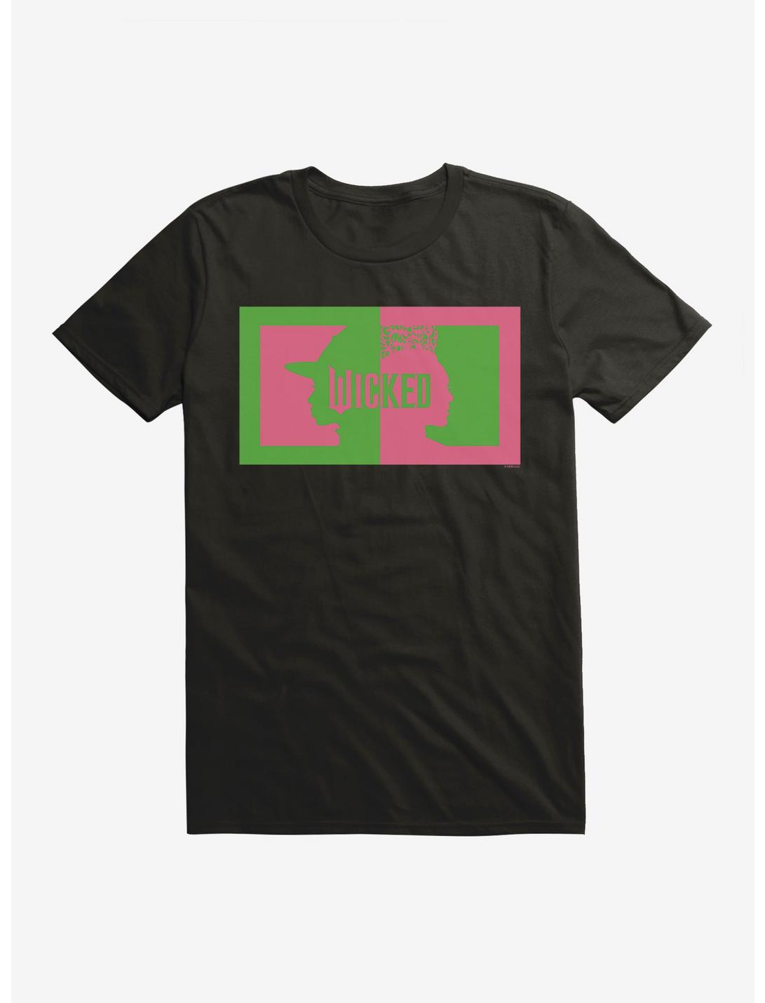 Wicked Split Title Elphaba & Glinda Extra Soft T-Shirt