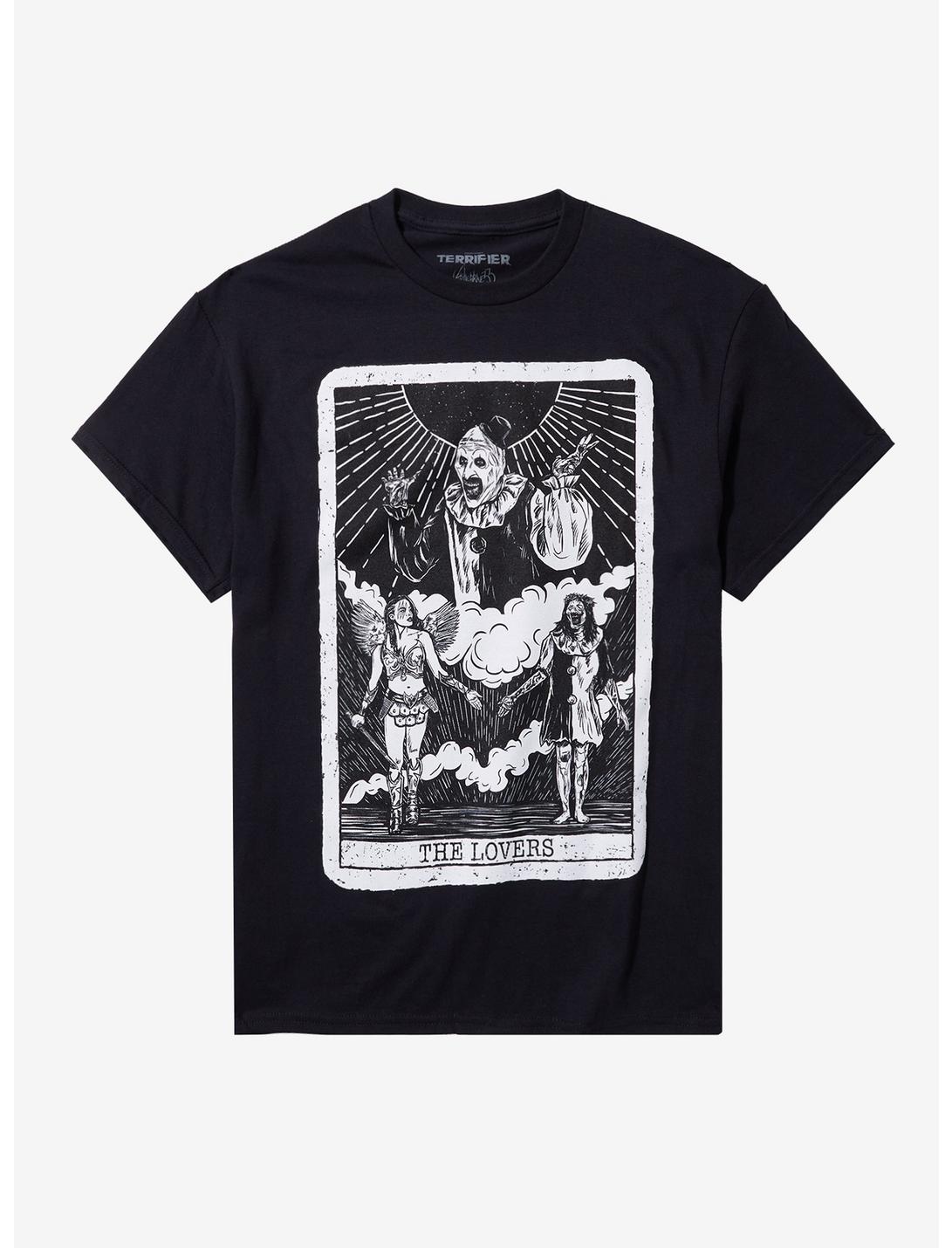 Terrifier Art The Clown Tarot Card T-Shirt By Vertebrae33