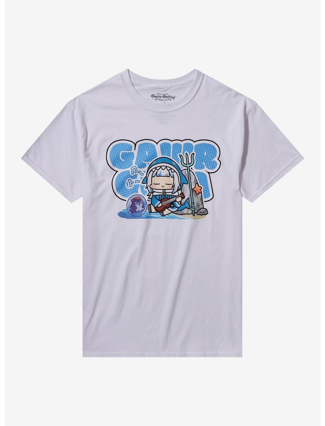 Gawr Gura Chibi Ukulele T-Shirt