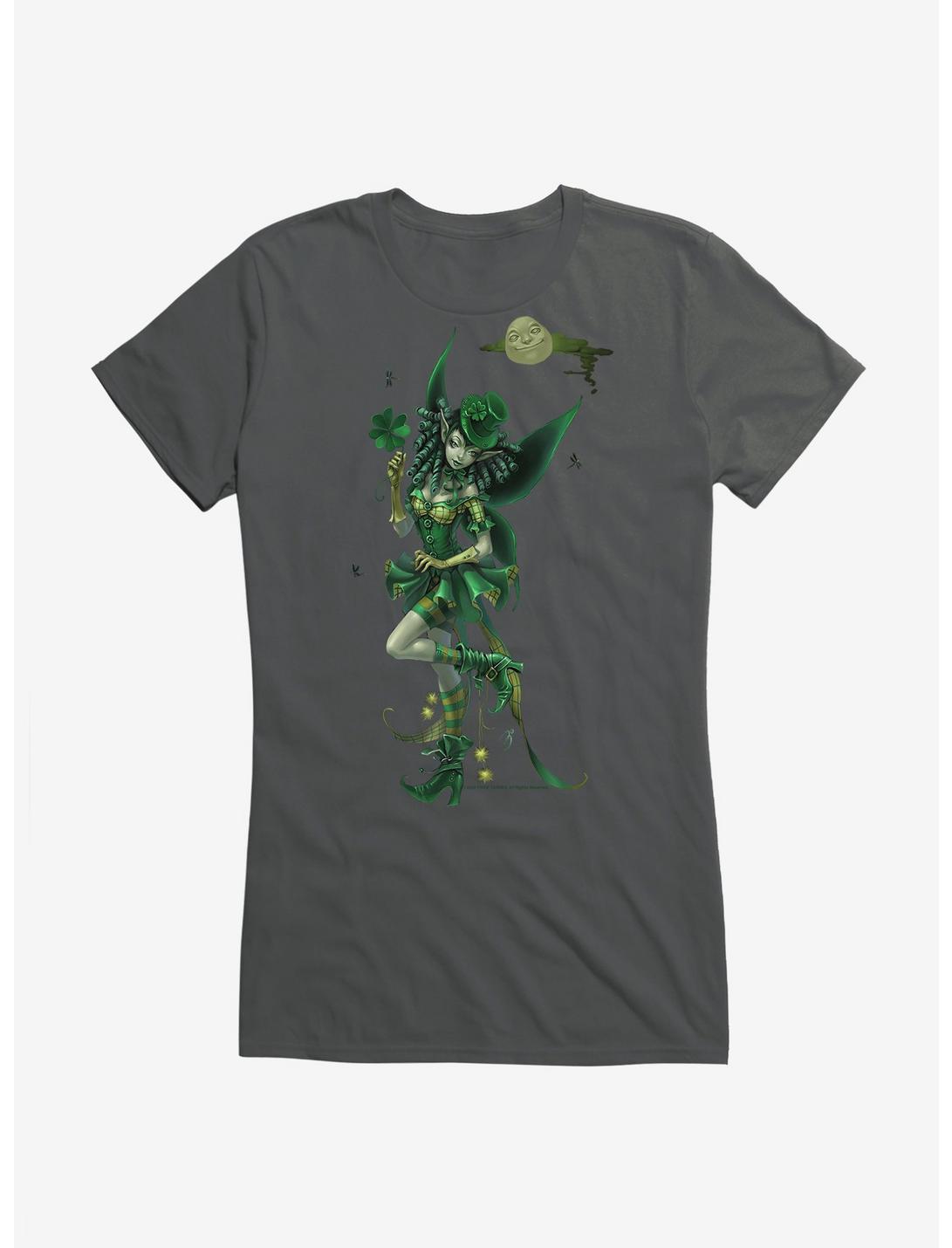 Fairies By Trick Lucky Clover Fairy Girls T-Shirt