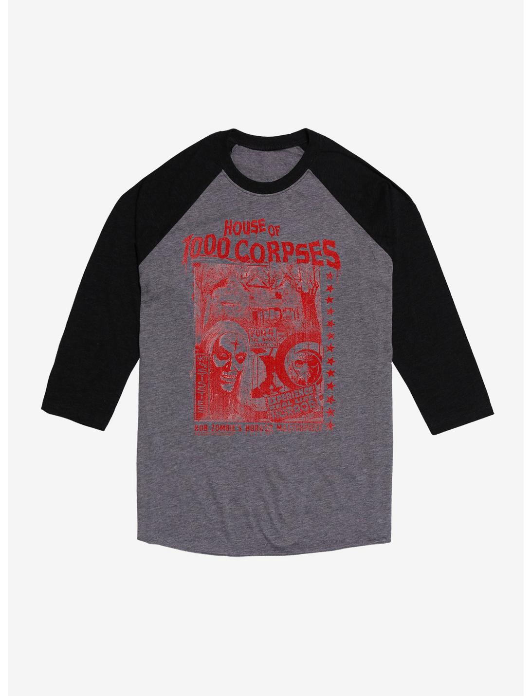 House Of 1000 Corpses Horror Masterpiece Raglan T-Shirt