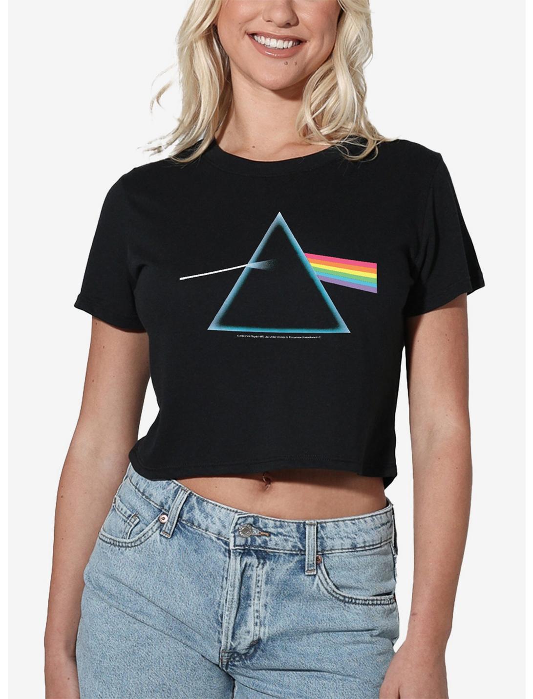 Pink Floyd Dark Side Prism Girls Crop Top T-Shirt