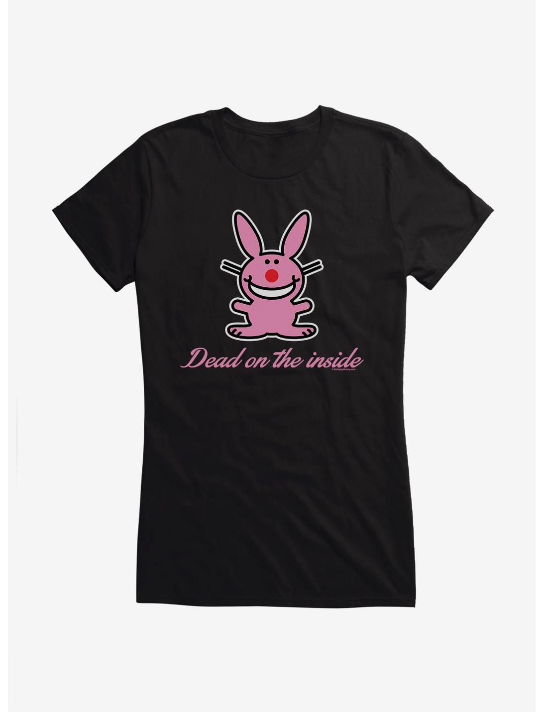 It's Happy Bunny Dead Inside Girls T-Shirt