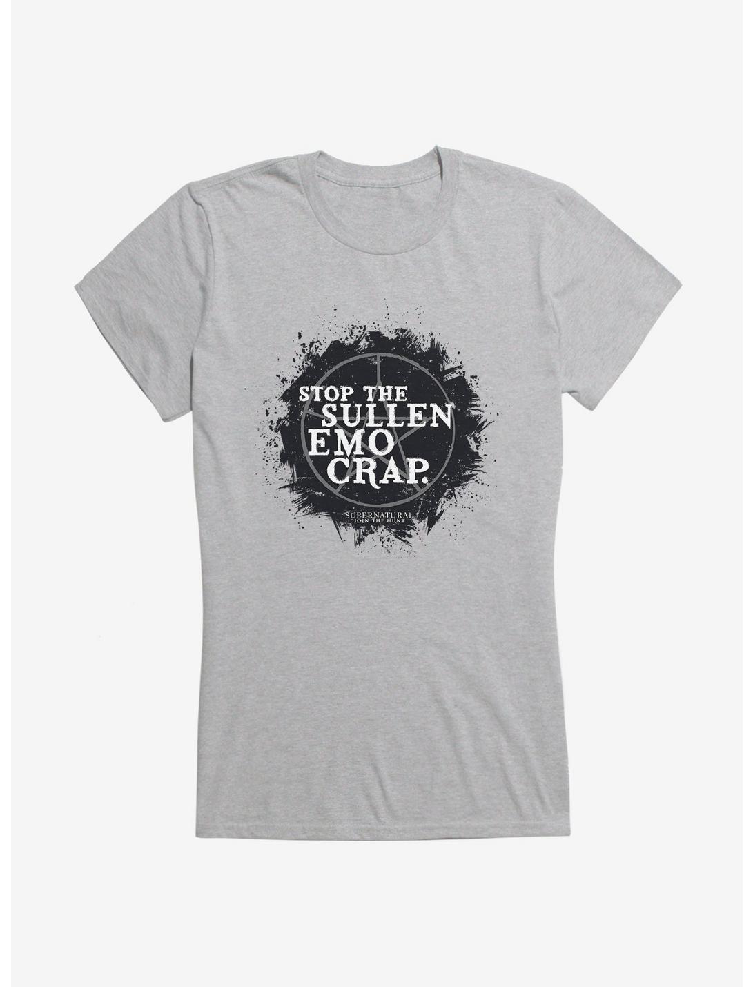 Supernatural Emo Crap Girls T-Shirt
