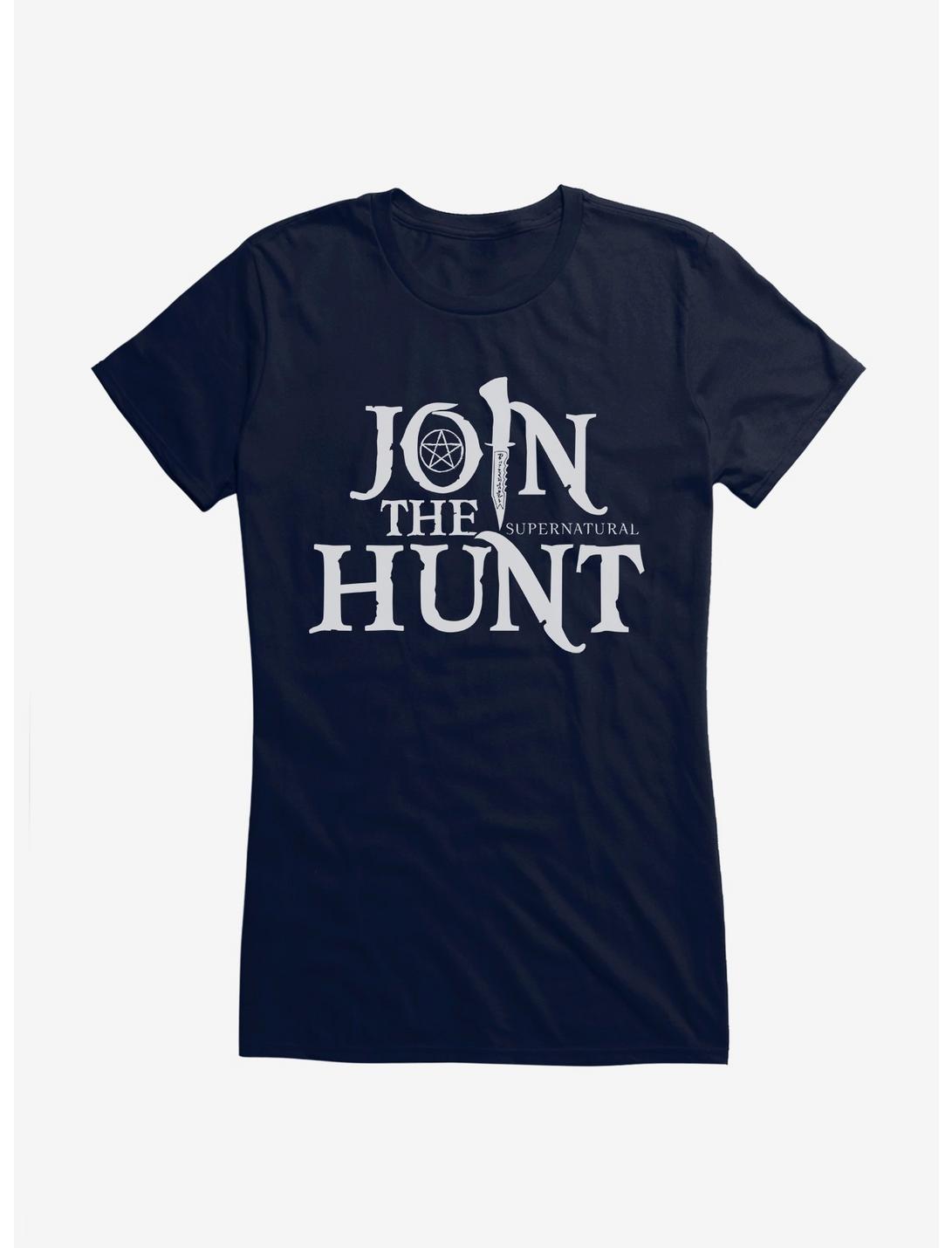Supernatural Join The Hunt Logo Girls T-Shirt