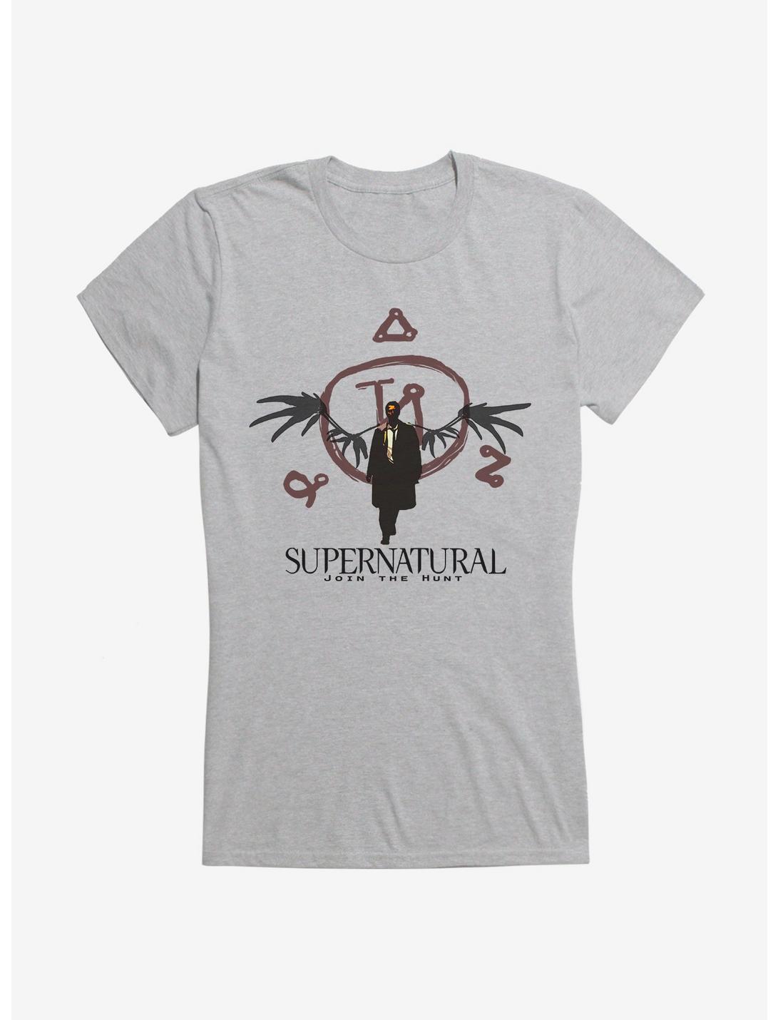 Supernatural Castiel Angel Seal Girls T-Shirt