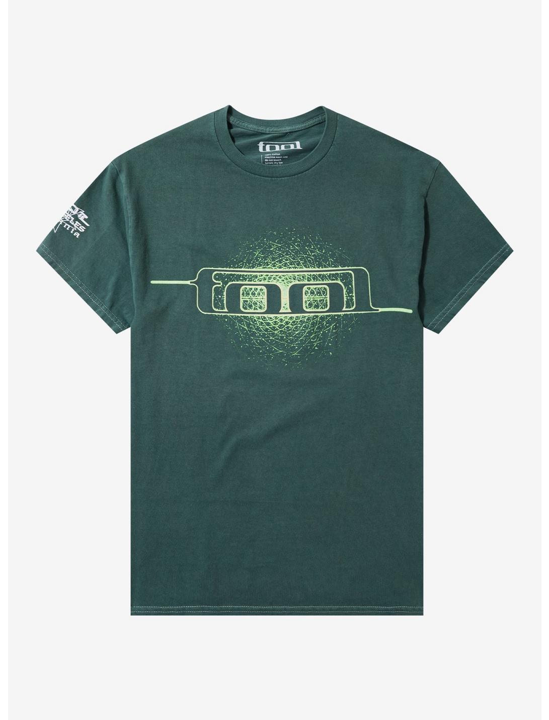 Tool Green Spiral Pigment-Dyed Girls T-Shirt