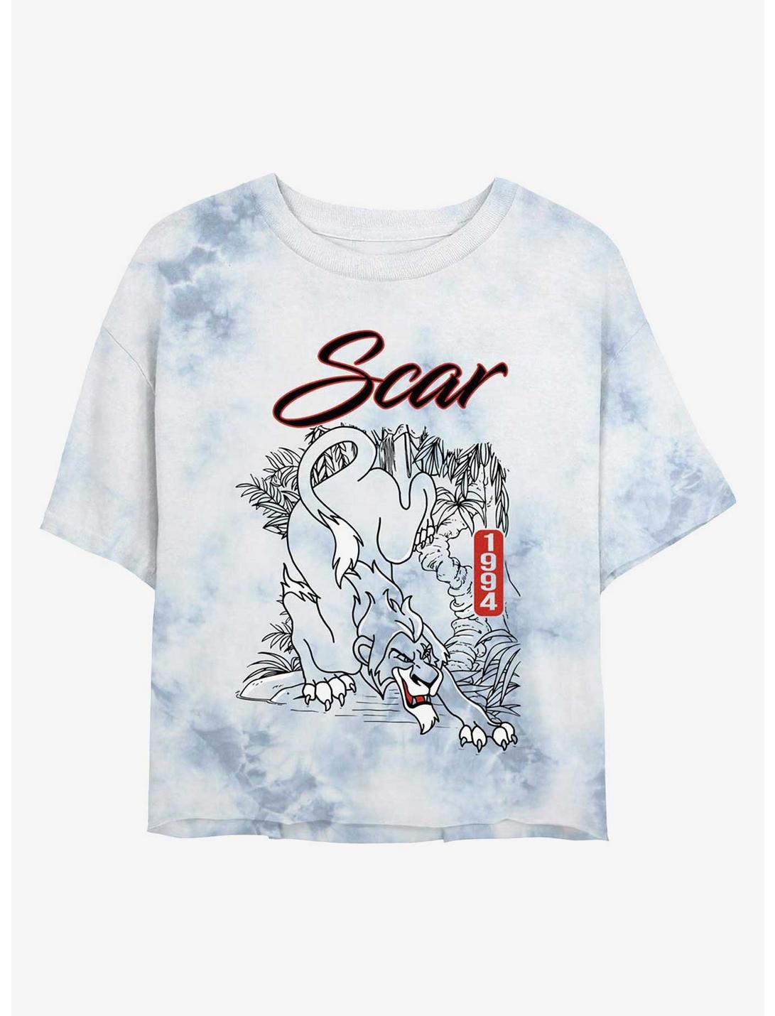 Disney The Lion King Long Live Scar Girls Tie-Dye Crop T-Shirt