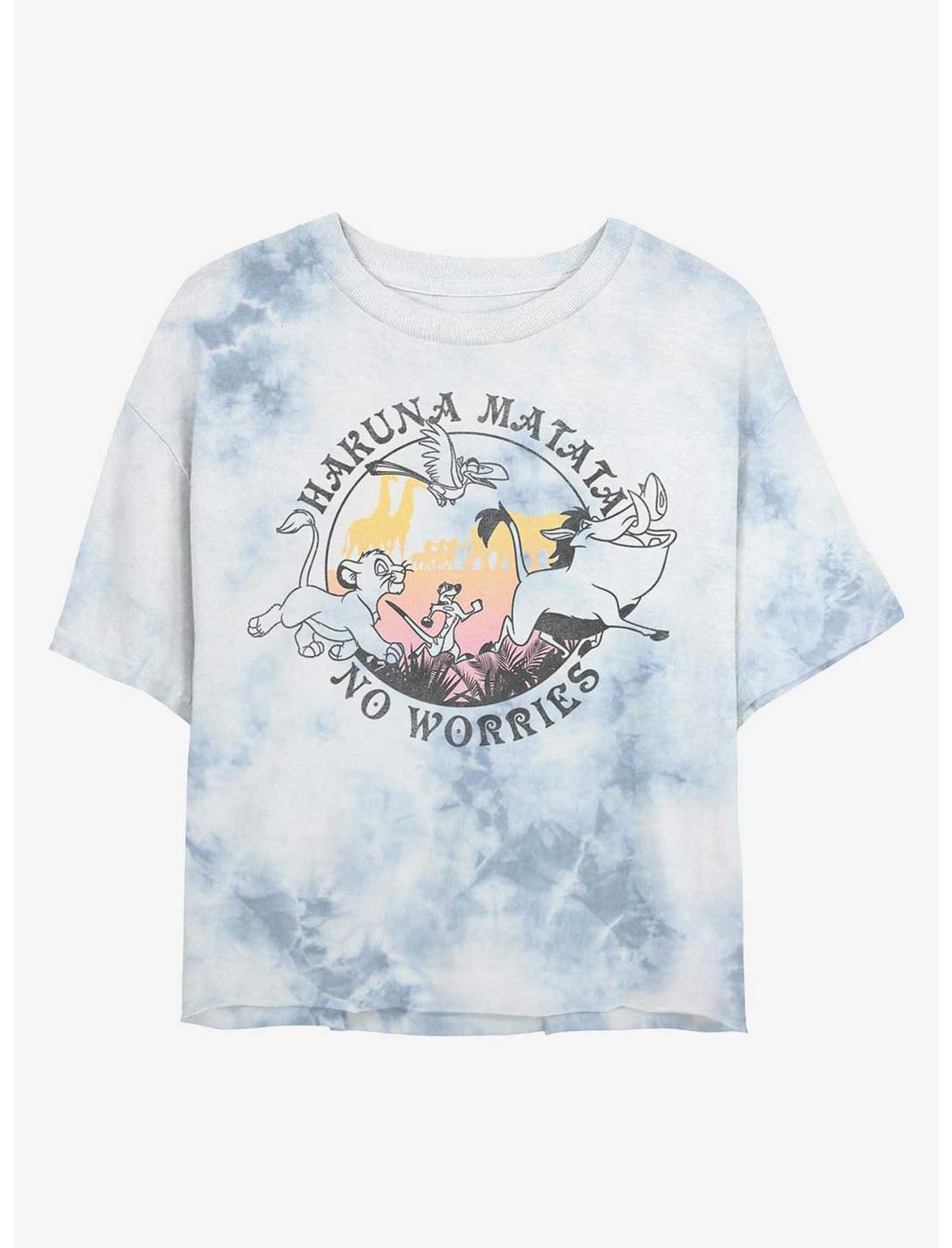 T-shirt court tie-dye cercle Hakuna Le Roi Lion Disney pour filles