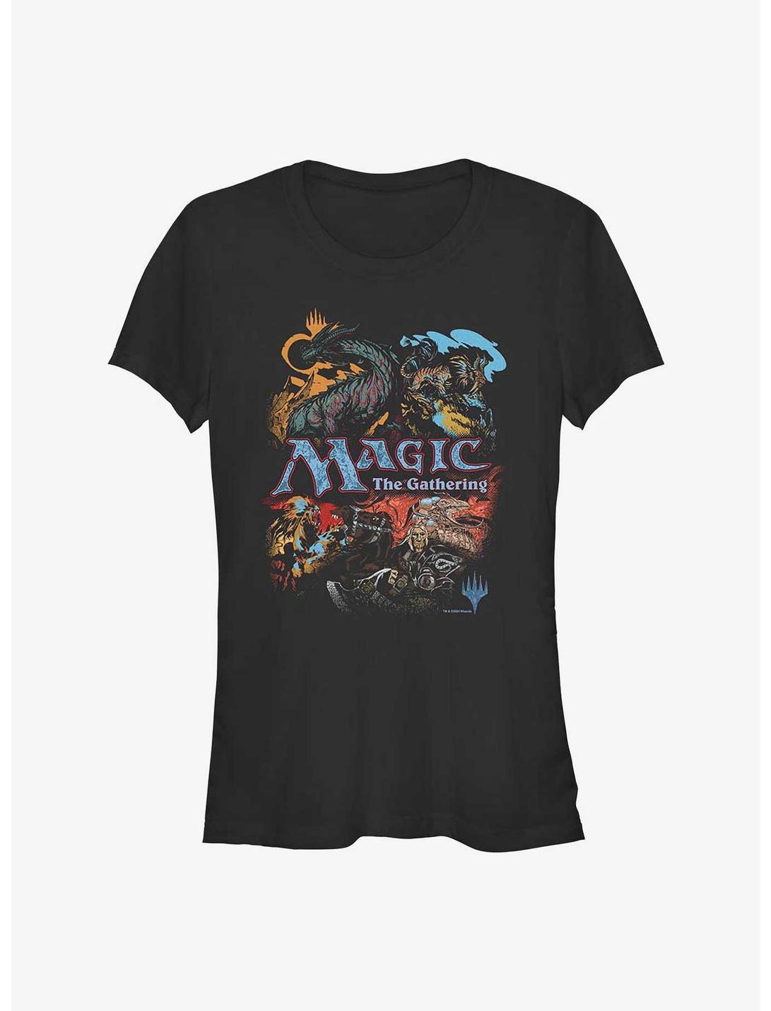 Magic: The Gathering Vintage Collage Girls T-Shirt
