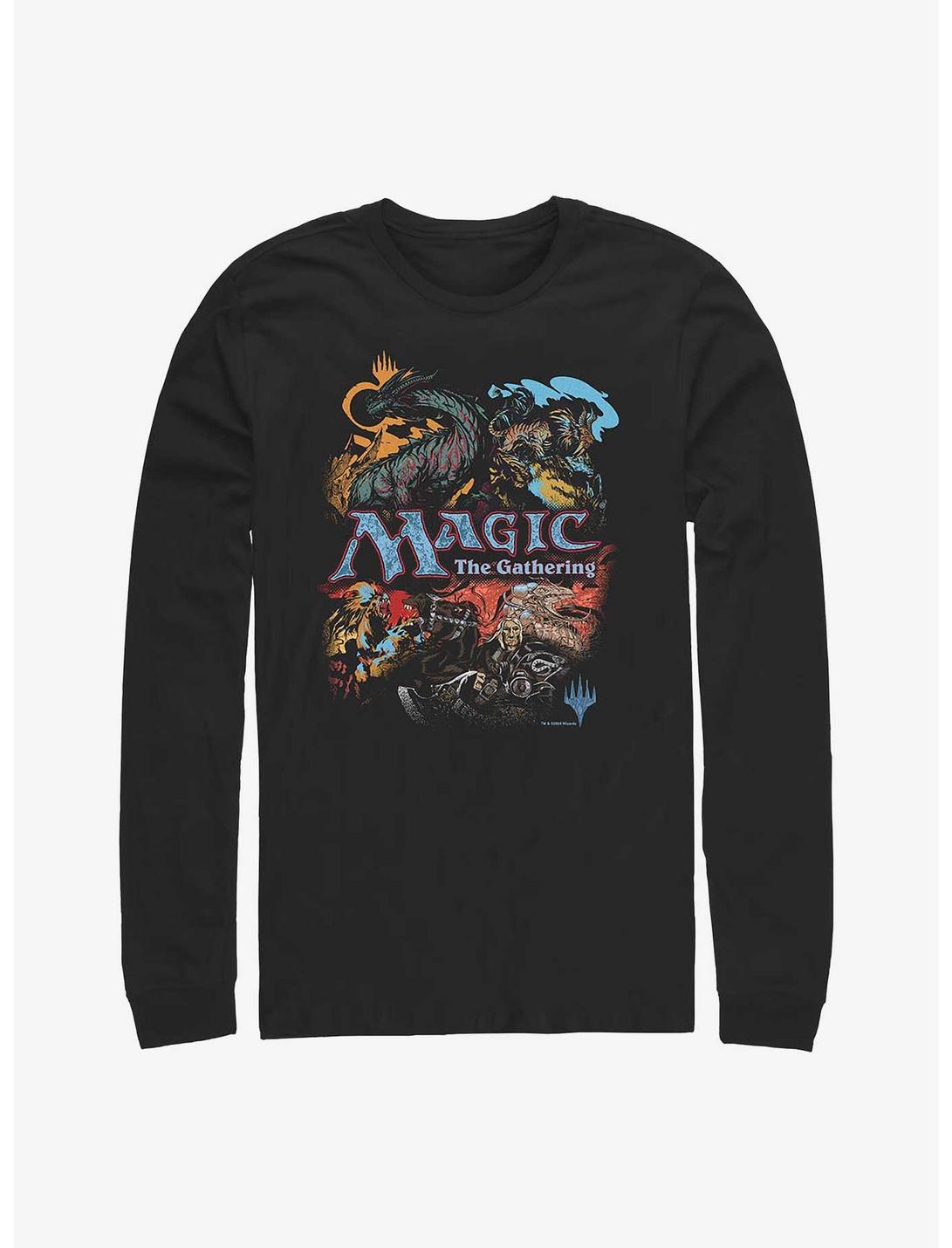 Magic: The Gathering T-shirt à manches longues Vintage Collage