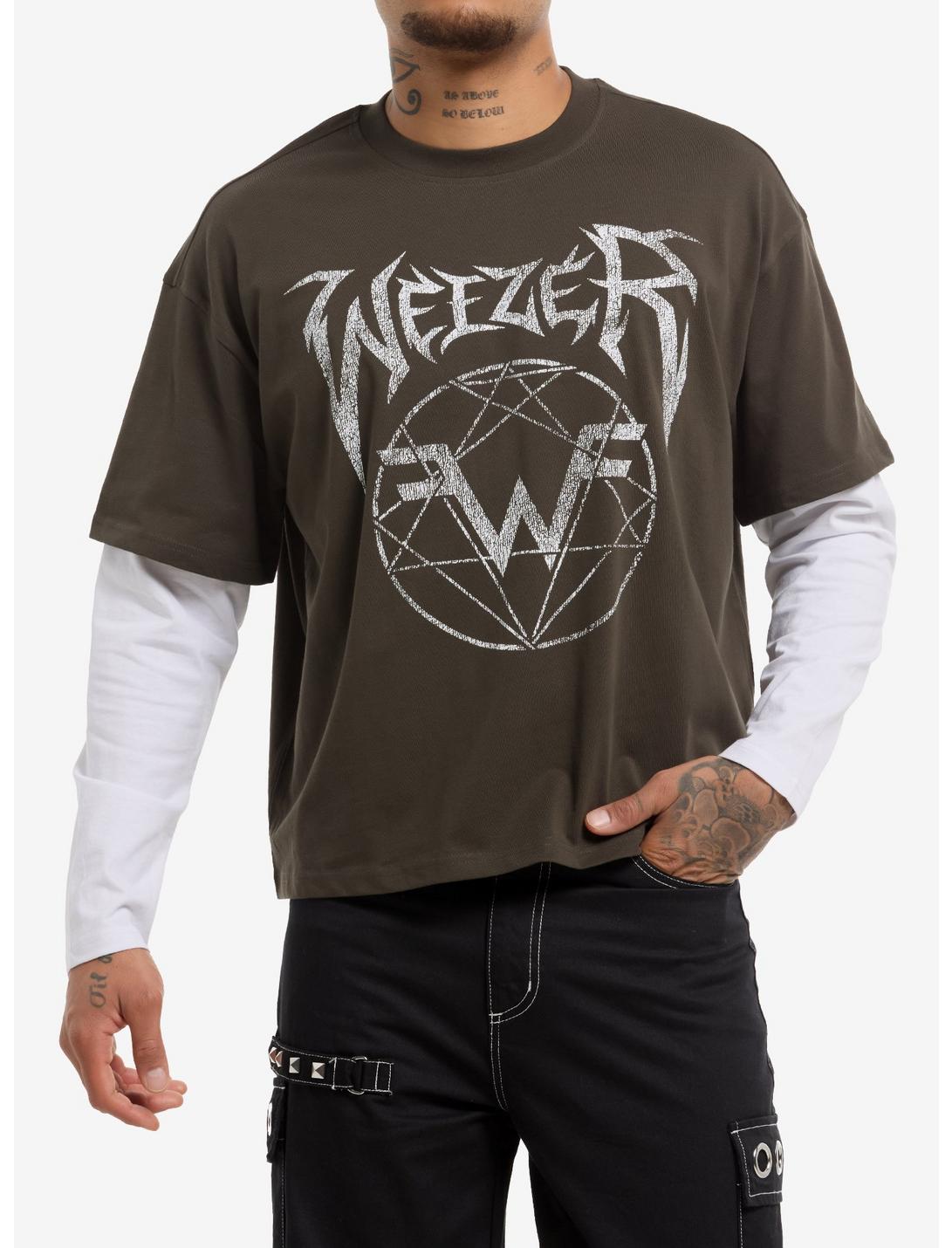 Weezer Metal Logo Twofer Long-Sleeve T-Shirt