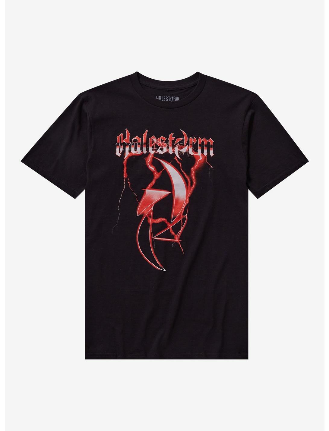 Halestorm Red Lightning Logo T-Shirt