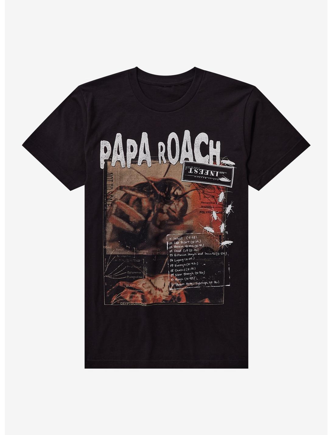 Papa Roach Infest Tracklist T-Shirt
