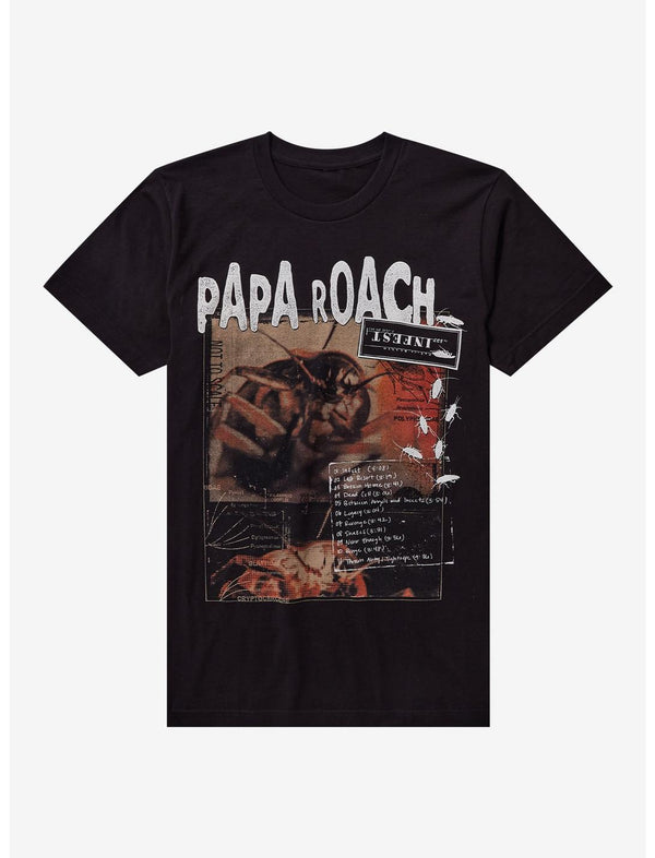 Papa Roach Infest Tracklist T-Shirt