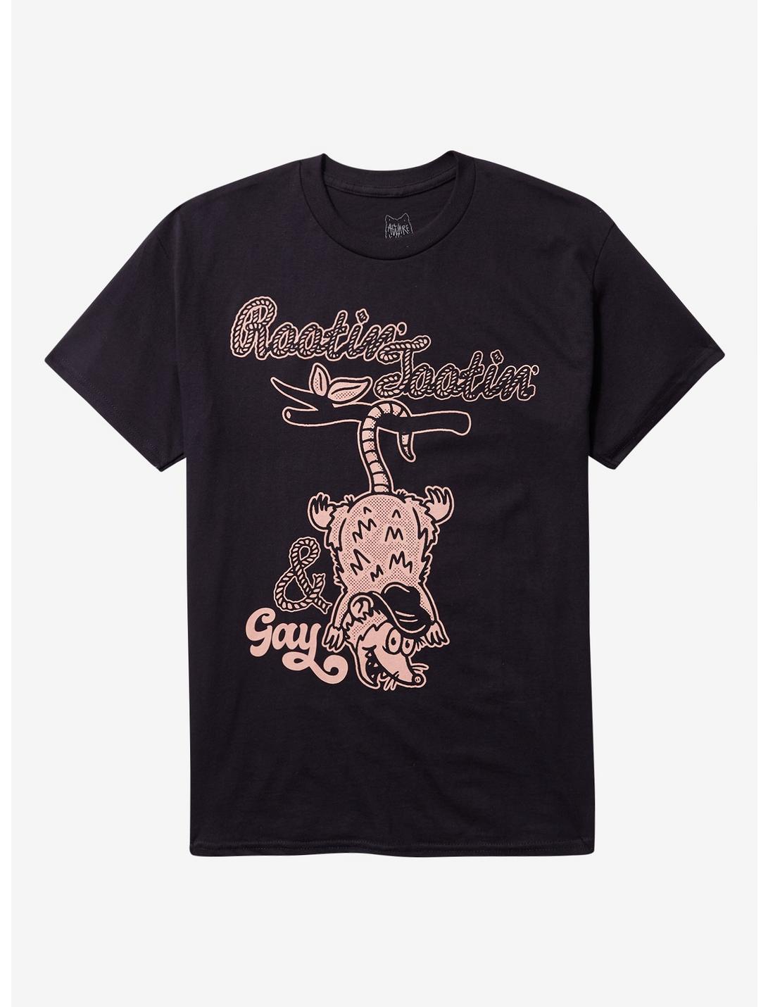 Rootin' Tootin' & Gay Possum T-Shirt By Awarewolf