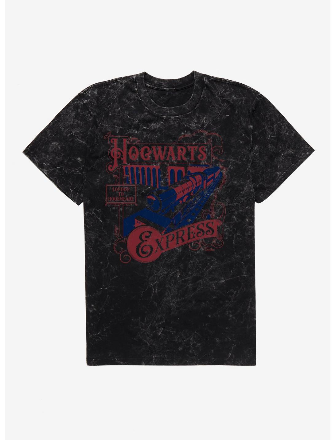 T-shirt délavé à l'acide Harry Potter Poudlard Express