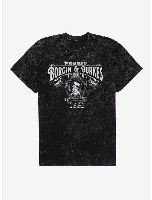 Harry Potter Borgin & Burkes Mineral Wash T-Shirt