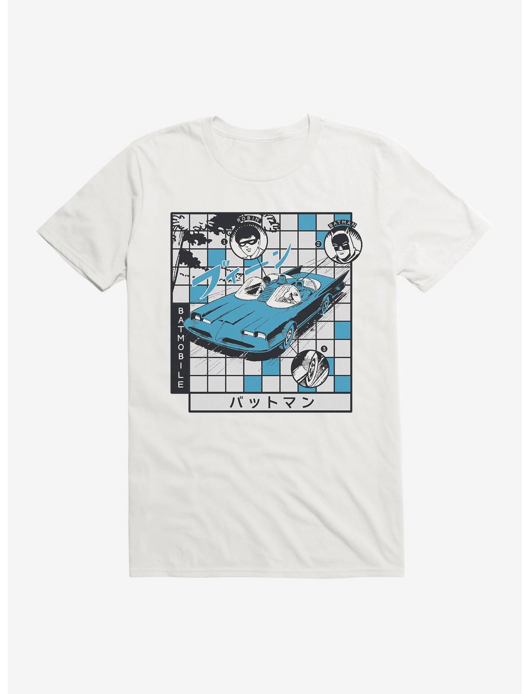 T-shirt Le duo Batmobile de Batman et Robin de DC Comics