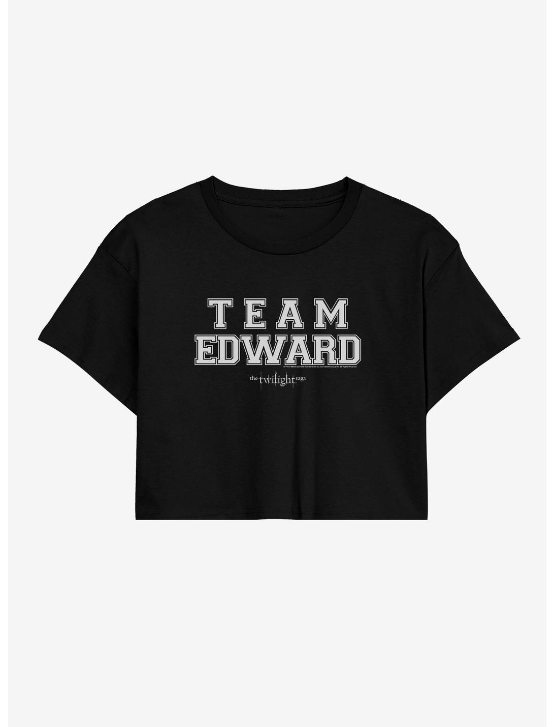 Twilight Team Edward Girls Crop T-Shirt