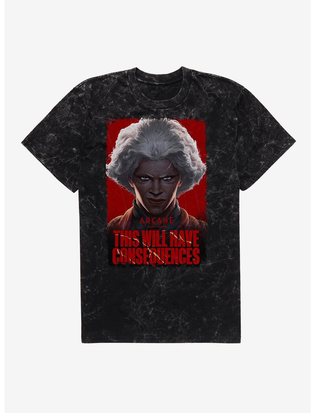Arcane Ambessa Consequences Mineral Wash T-Shirt