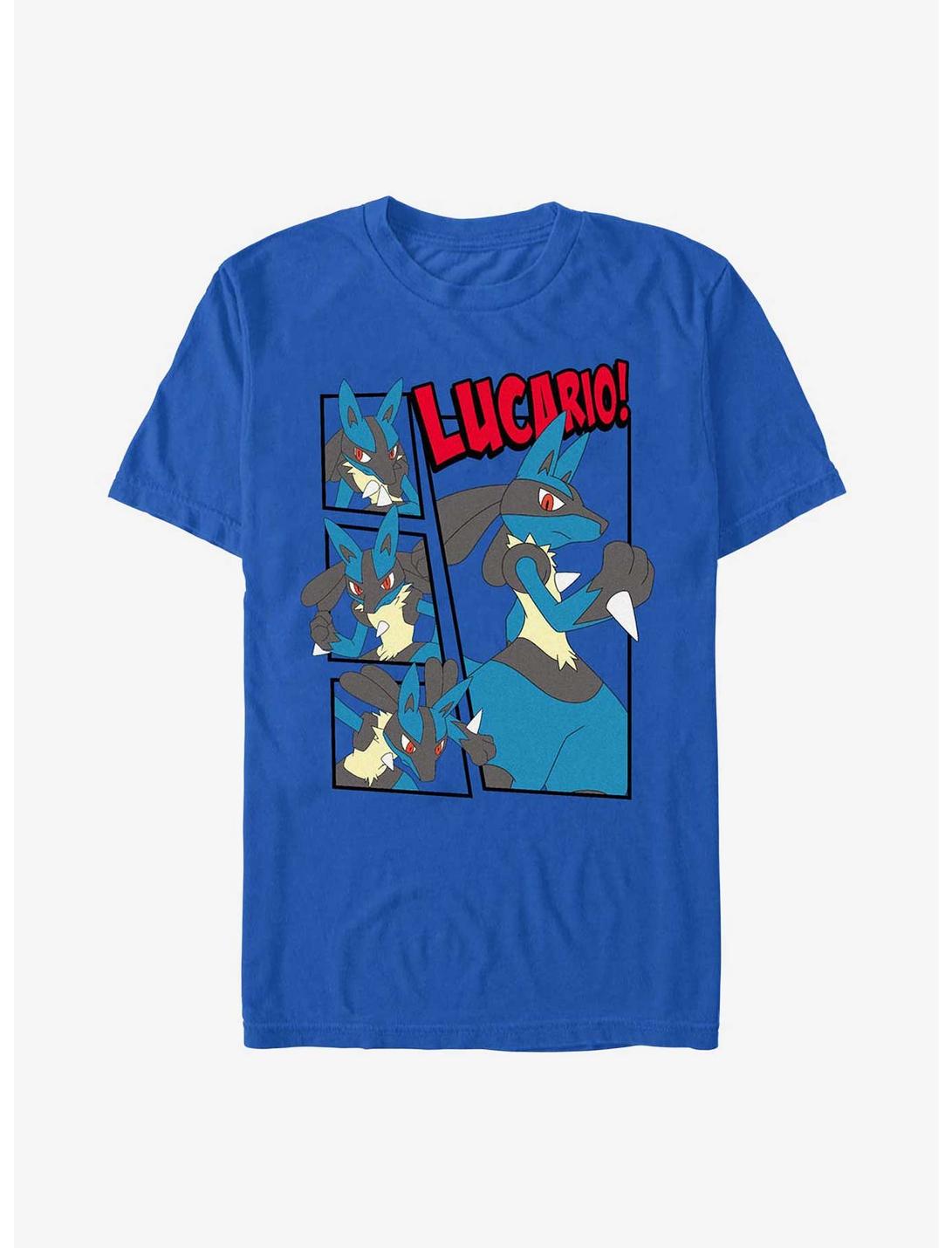 T-shirt Pokémon Lucario à Panneaux