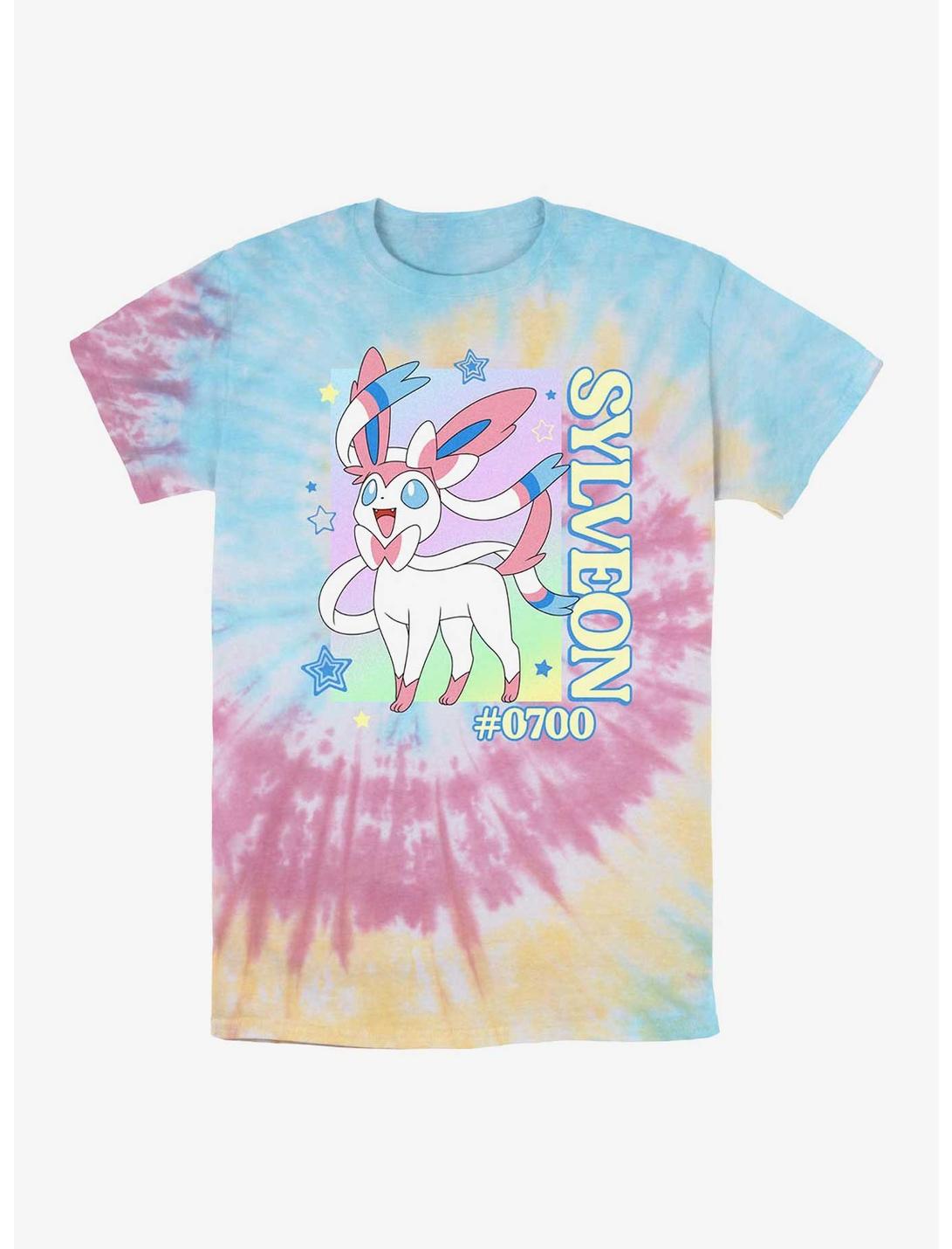 Pokemon Sylveon Heart Tie-Dye T-Shirt