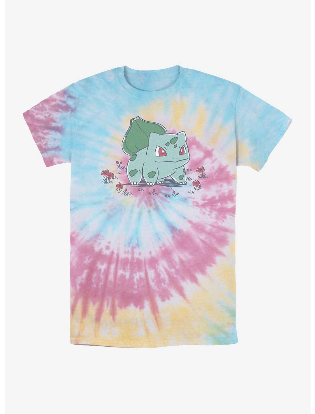 Pokemon Bulbasaur Flowers Tie-Dye T-Shirt