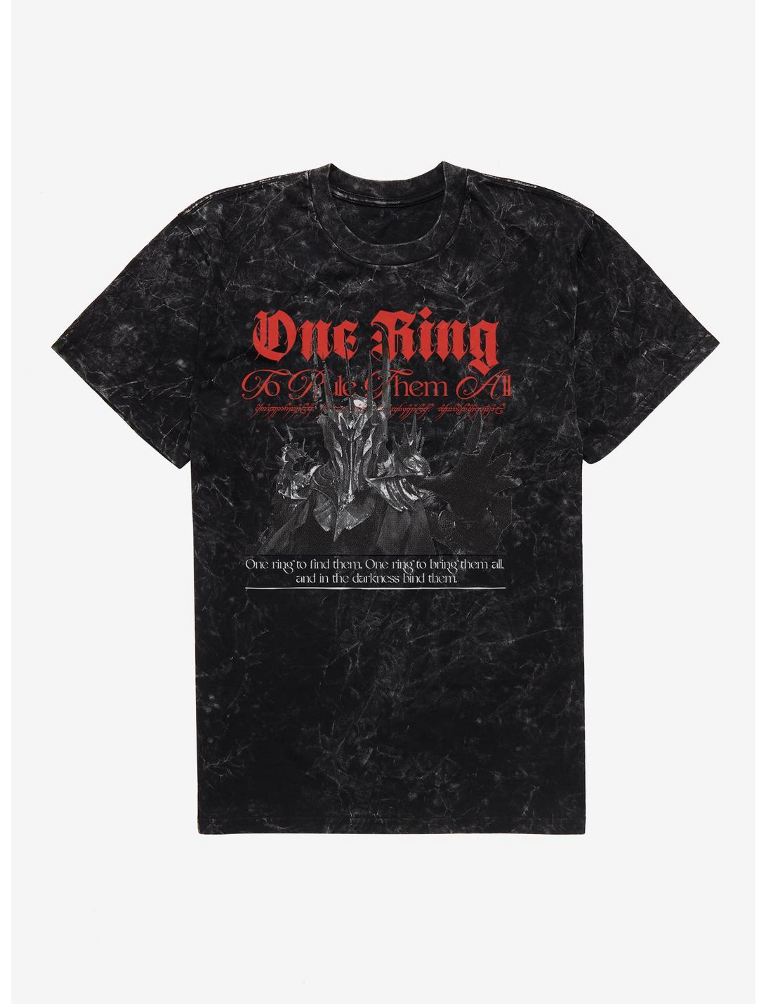 The Lord Of The Rings One Ring To Rule Them All Mineral Wash T-Shirt
