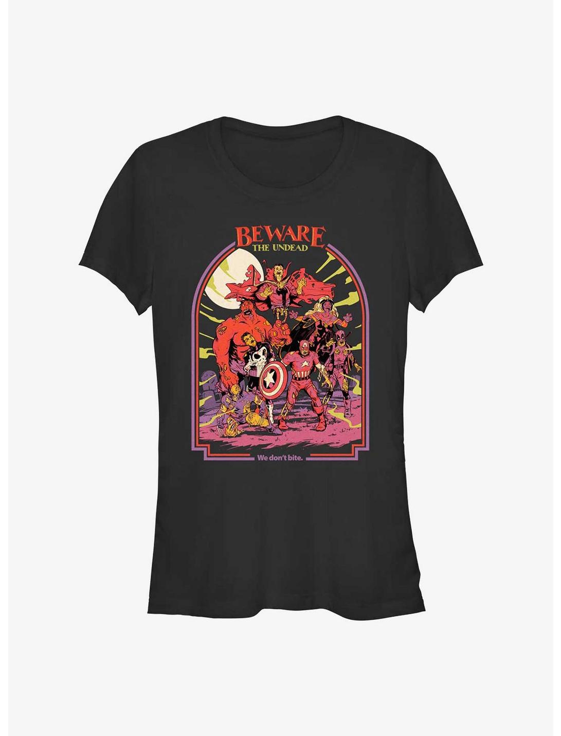 T-shirt Marvel Zombies : Attention aux filles mortes-vivantes