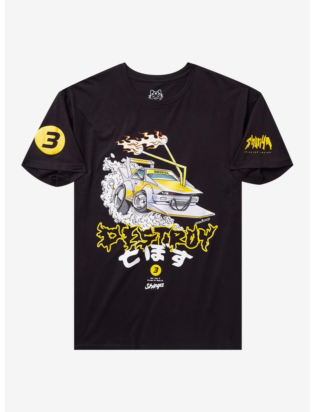 Shinya Destroy Drift Car T-Shirt