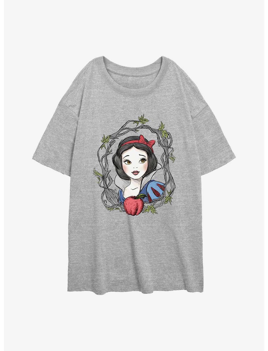 T-shirt Oversize Fille Portrait Blanche-Neige Princesses Disney