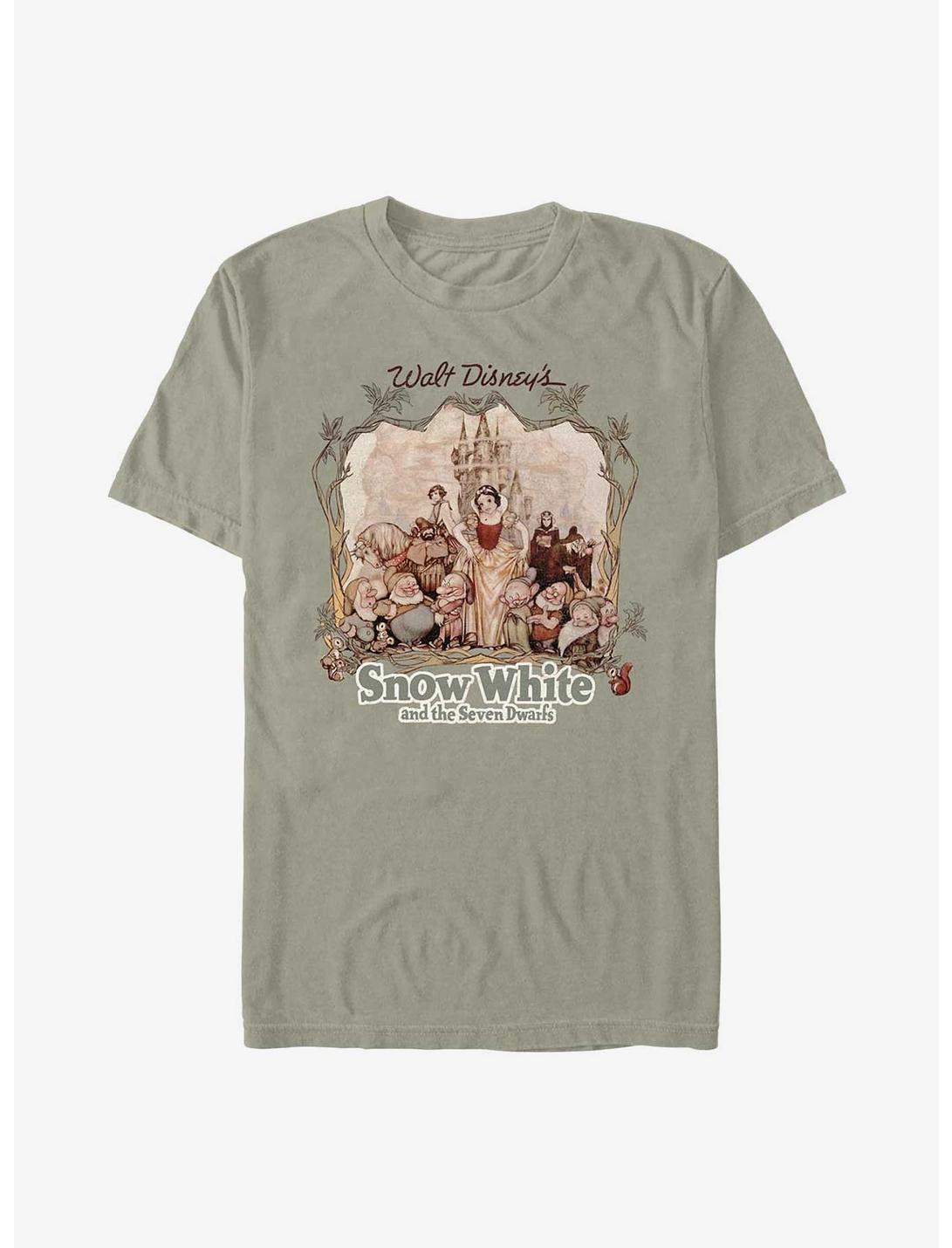 T-shirt Teint en Garment Disney Blanche-Neige et les Sept Nains Amis