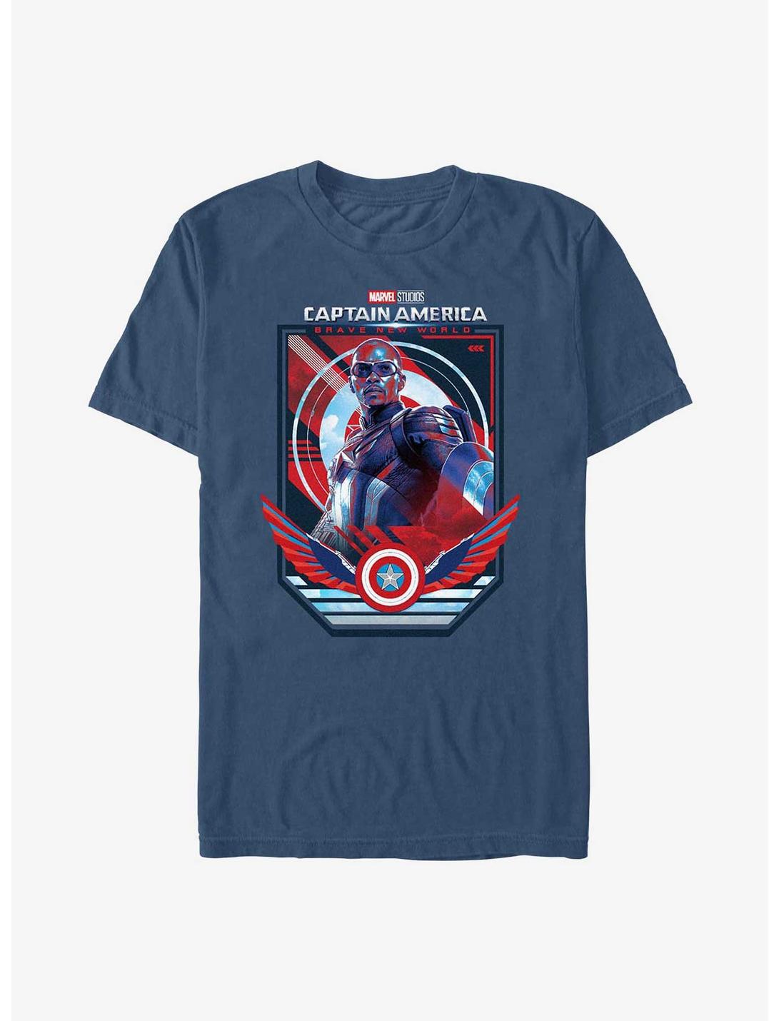 Captain America : Brave New World T-shirt Teint par Étuvage Affiche du Capitaine