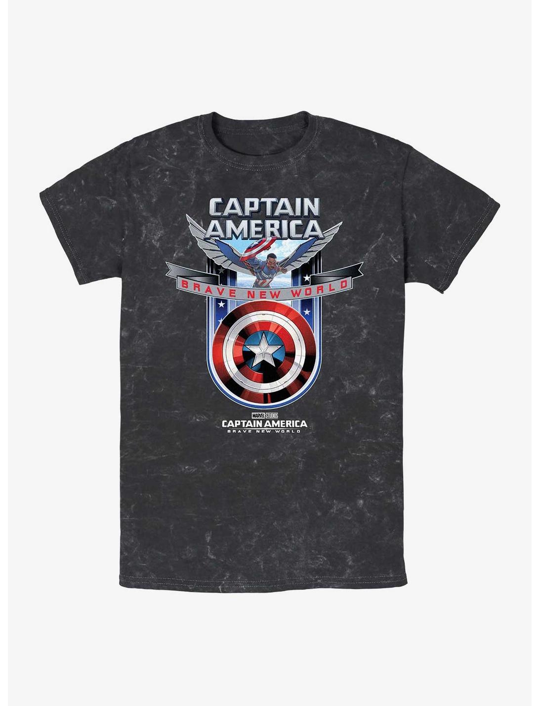 Captain America: Brave New World Shield Mineral Wash T-Shirt