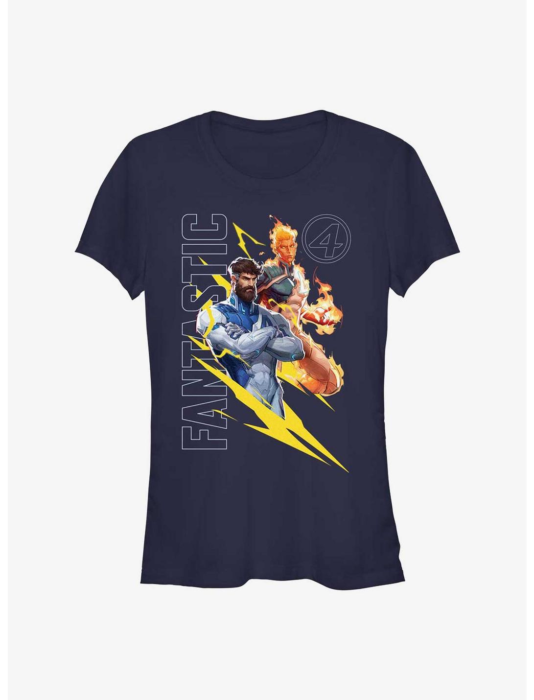 Marvel Rivals John Storm And Reed Girls T-Shirt
