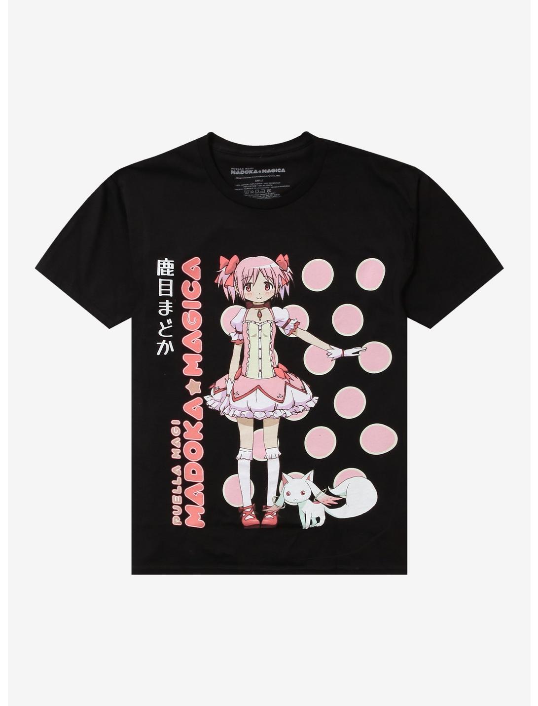 T-shirt pour fille Puella Magi Madoka Magica Madoka Kaname à pois