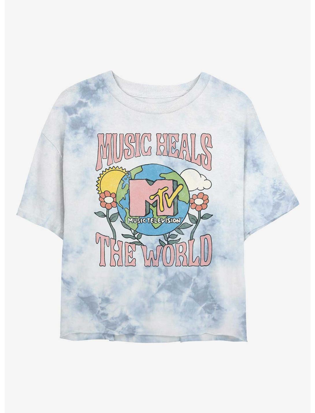 T-shirt court tie-dye MTV Music Heals Girls