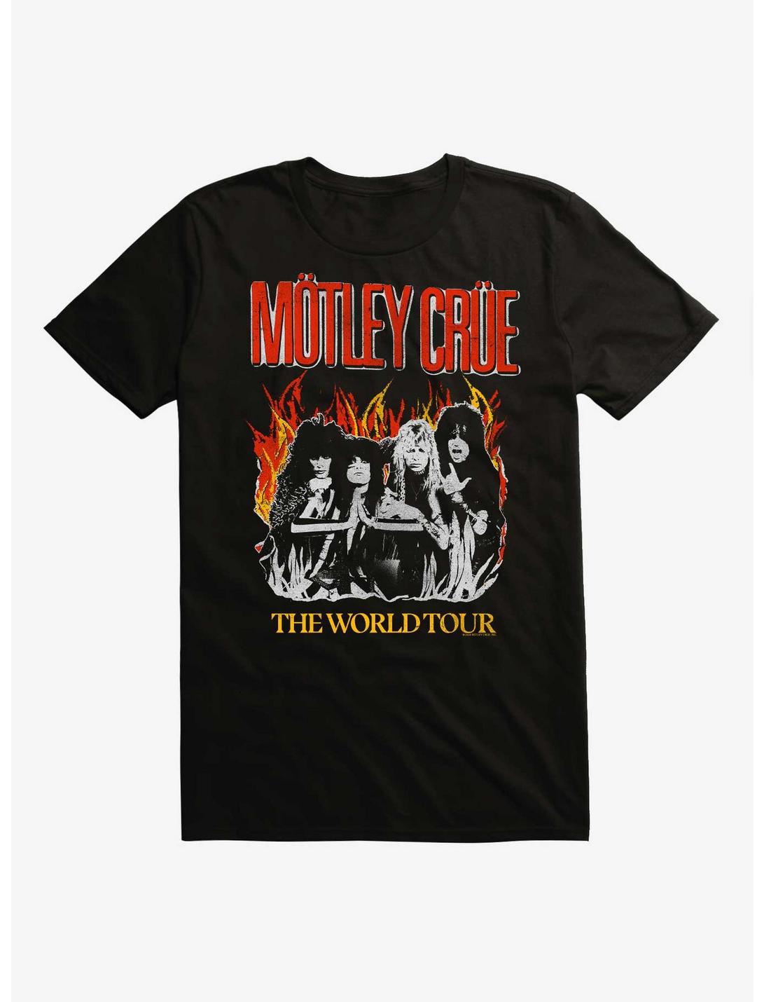Motley Crue The World Tour Flames T-Shirt