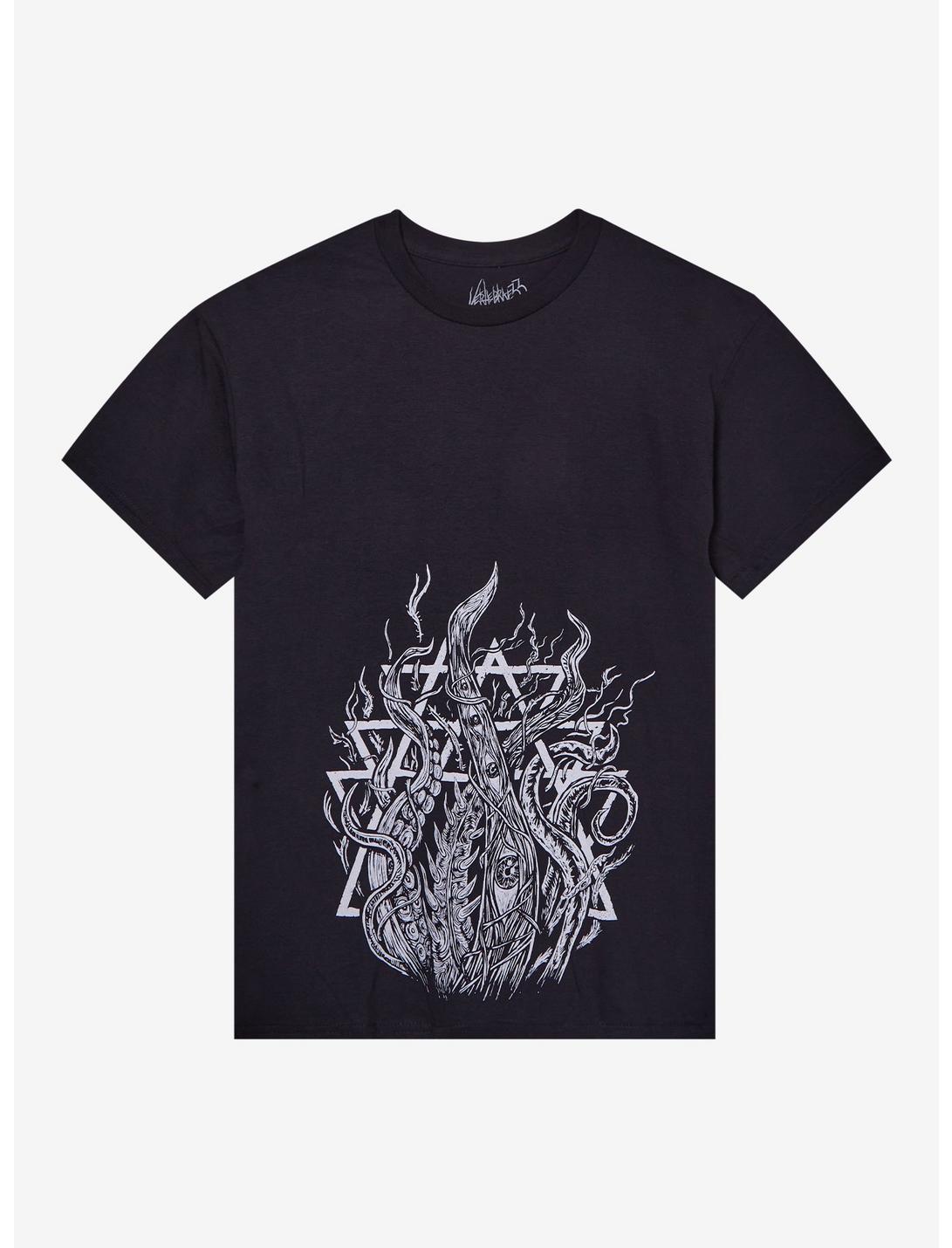 Tentacle Creature T-Shirt By Vertebrae33