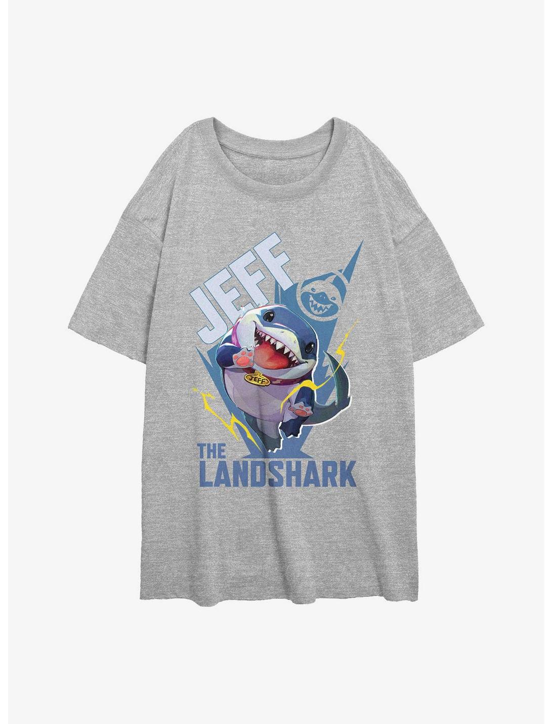 Marvel Rivals Jeff The Landshark Girls Oversized T-Shirt