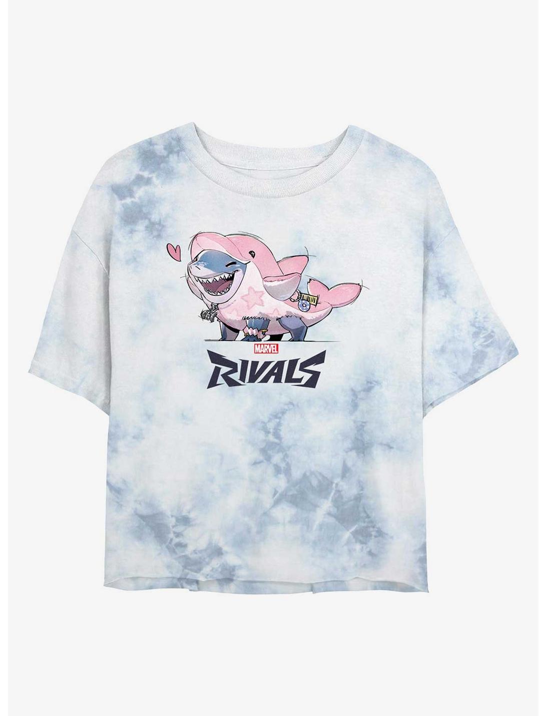 Joli t-shirt court Tie-Dye Jeff Shark pour filles