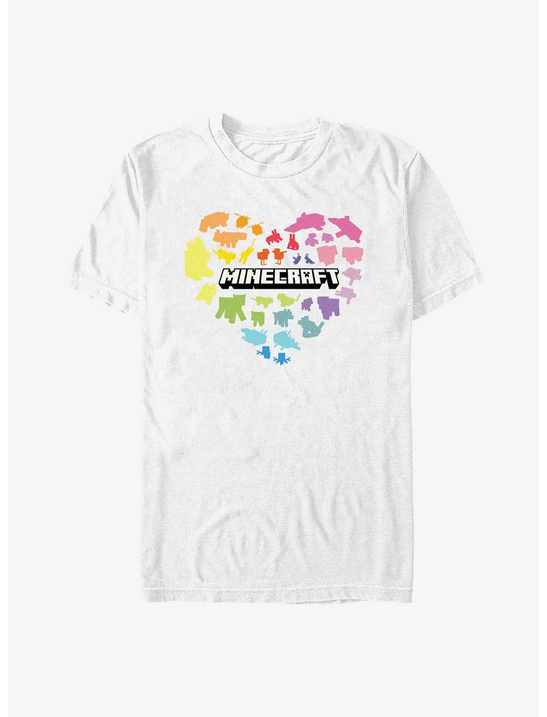 Minecraft Colorful Heart T-Shirt