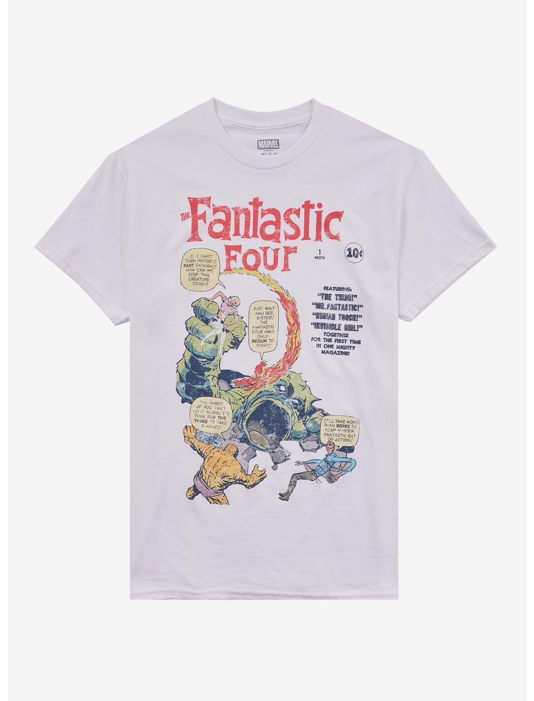 Marvel The Fantastic Four Comic Book Cover T-Shirt