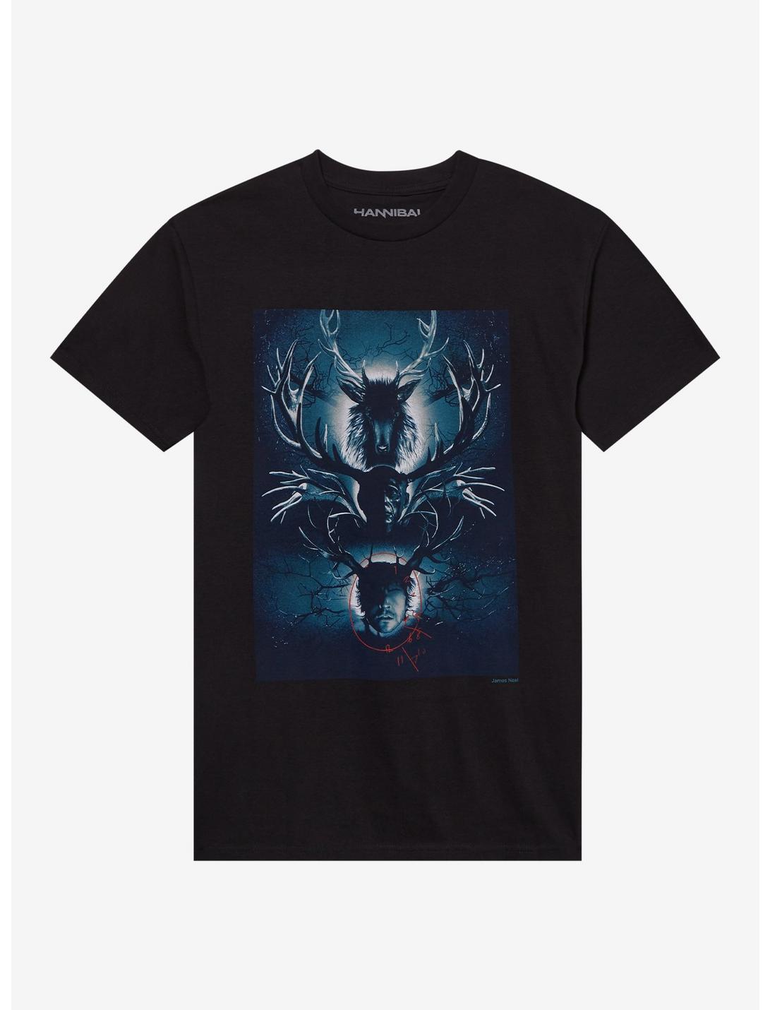 Hannibal Stag Heads T-Shirt